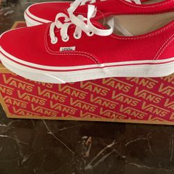 Brand New Red Vans