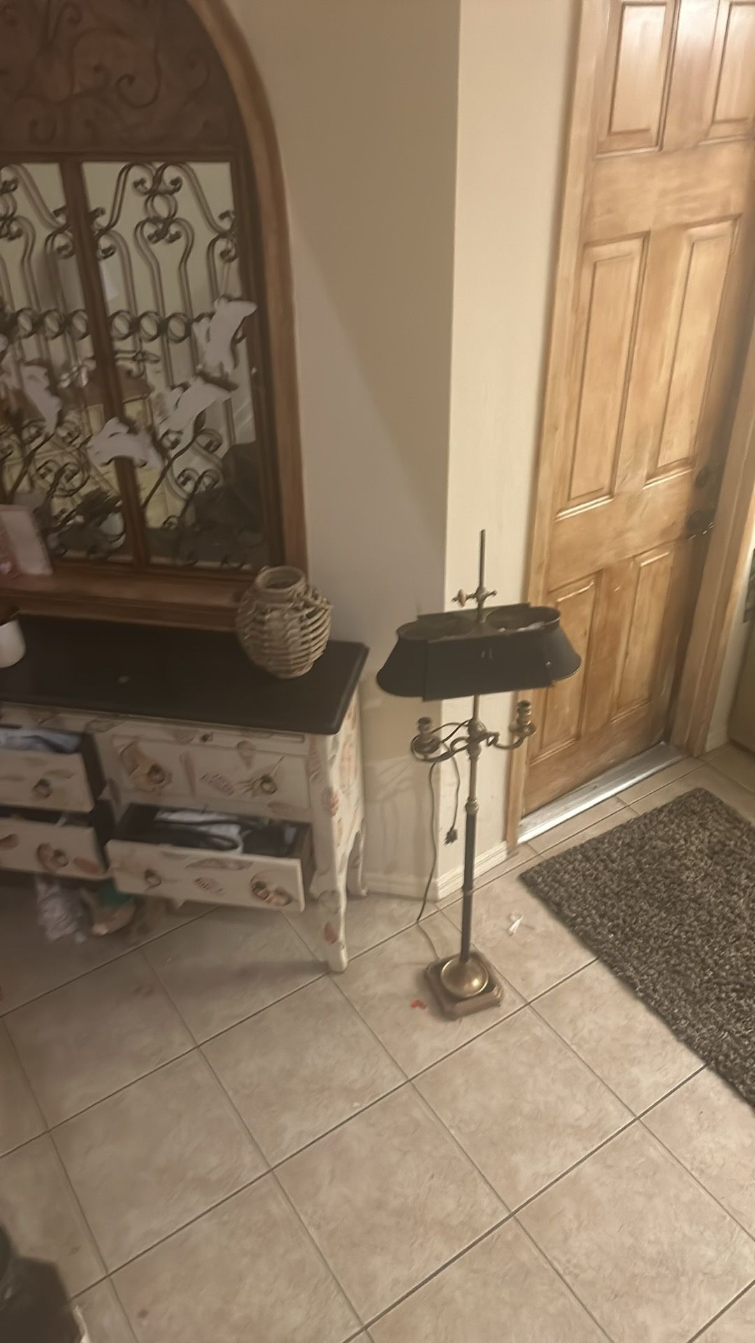 Antique Bankers, Lamp, Bronze, Copper