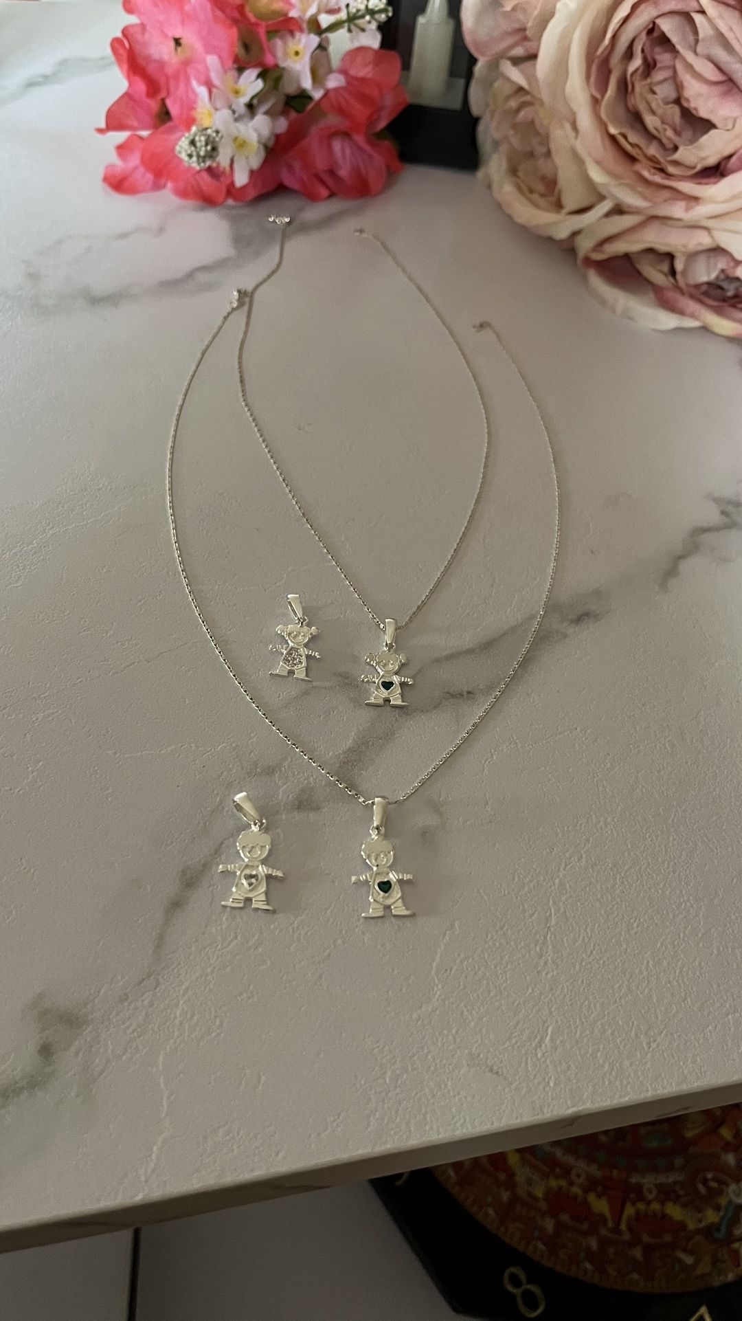 Necklace Girl Or Boy Charm Silver .925