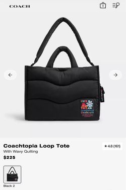 Coachtopia Quilted Wavy Tote