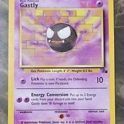 Pokemon Fossil Set Ghastly 