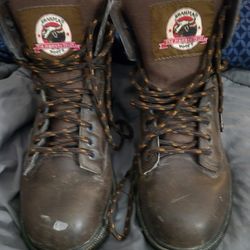 Men's Steel ltoe Work Boots Size 6