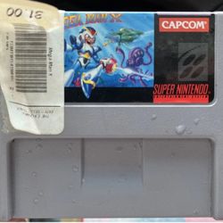 Mega Man X Super Nintendo Game Cartridge SNES 16 bit 1993 Capcom 
