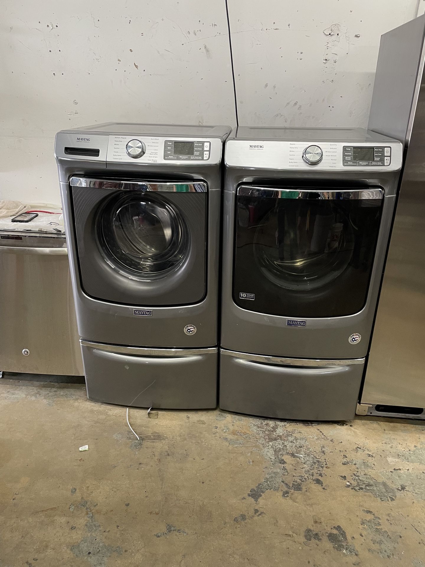 Maytag Washer Dryer With Pedestals