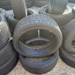 2 llantas 265/35/22 dela advanta 95% de vida 