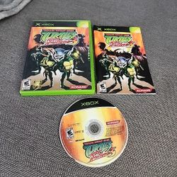 Xbox Tmnt Teenage Mutant Ninja Turtles 2 3 Complete