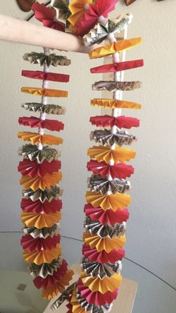 Graduation money leis