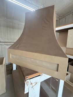 Custom Wood Range Hood Cover