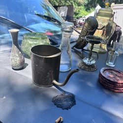 Various Vintage Brass Pieces