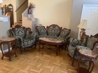 Italian antique couch set