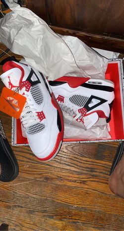Fire red 4s sz 10