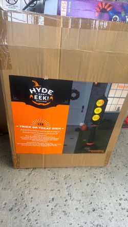 Trick or treat sign- LED