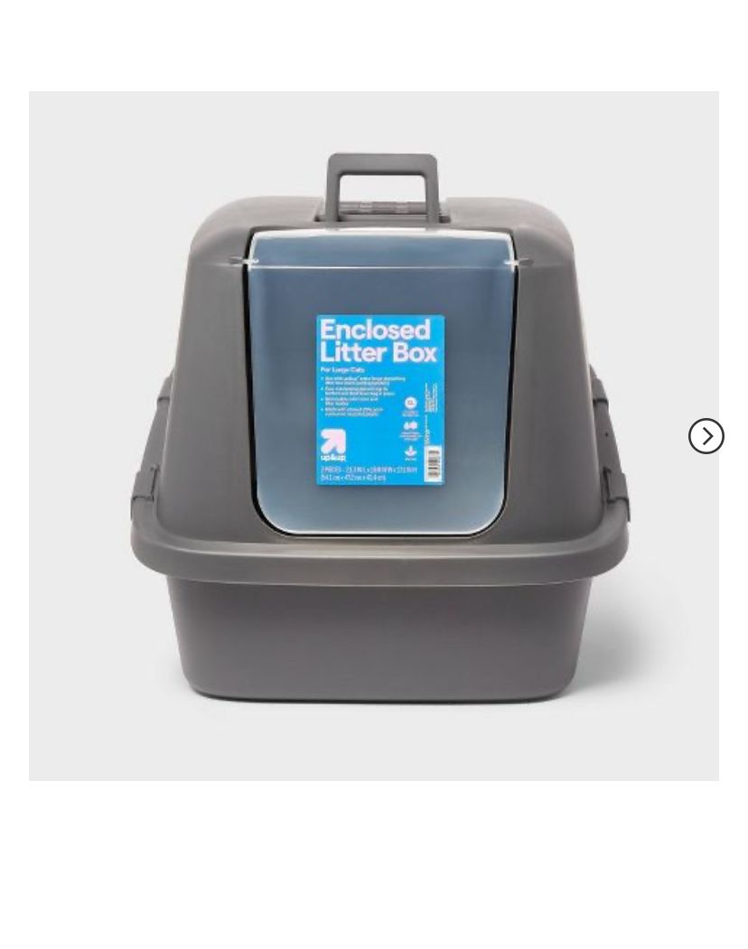 Enclosed Cat Litter Box (scoop Included)