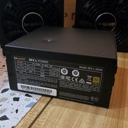 BE QUIET FULLY MODULAR SFX L 80+ GOLD POWER SUPPLY 500W-600W