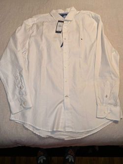 Tommy Hilfiger Button Down XL White Casual Shirt