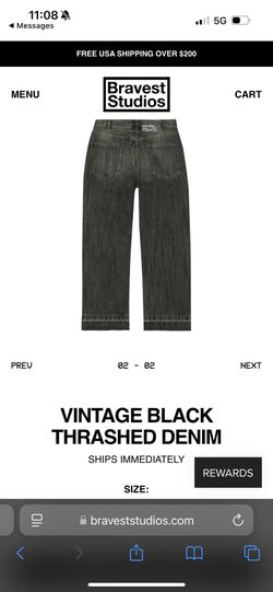 Bravest black jeans 30