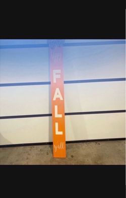Fall front door decor in good condition $30
