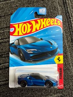 Hot Wheels Blue Ferrari SF90 Stradale | Brand New | Ferrari