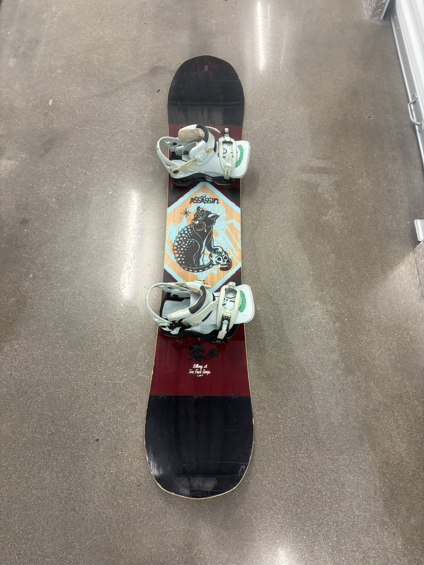 Salomon Assassin 155CM Men’s Snowboard With Bindings