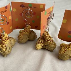 NEW - Vintage - CORN 3D TABLE PLACE CARD HOLDER ‼️ price Is FIRM ‼️ Extremely Rare ‼️