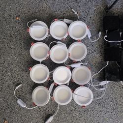 12 Four-inch Recess Lights 