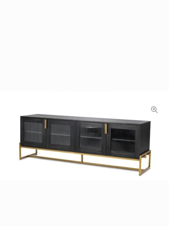 OSCURO Black 73" Cabinet / TV Console/Stand
