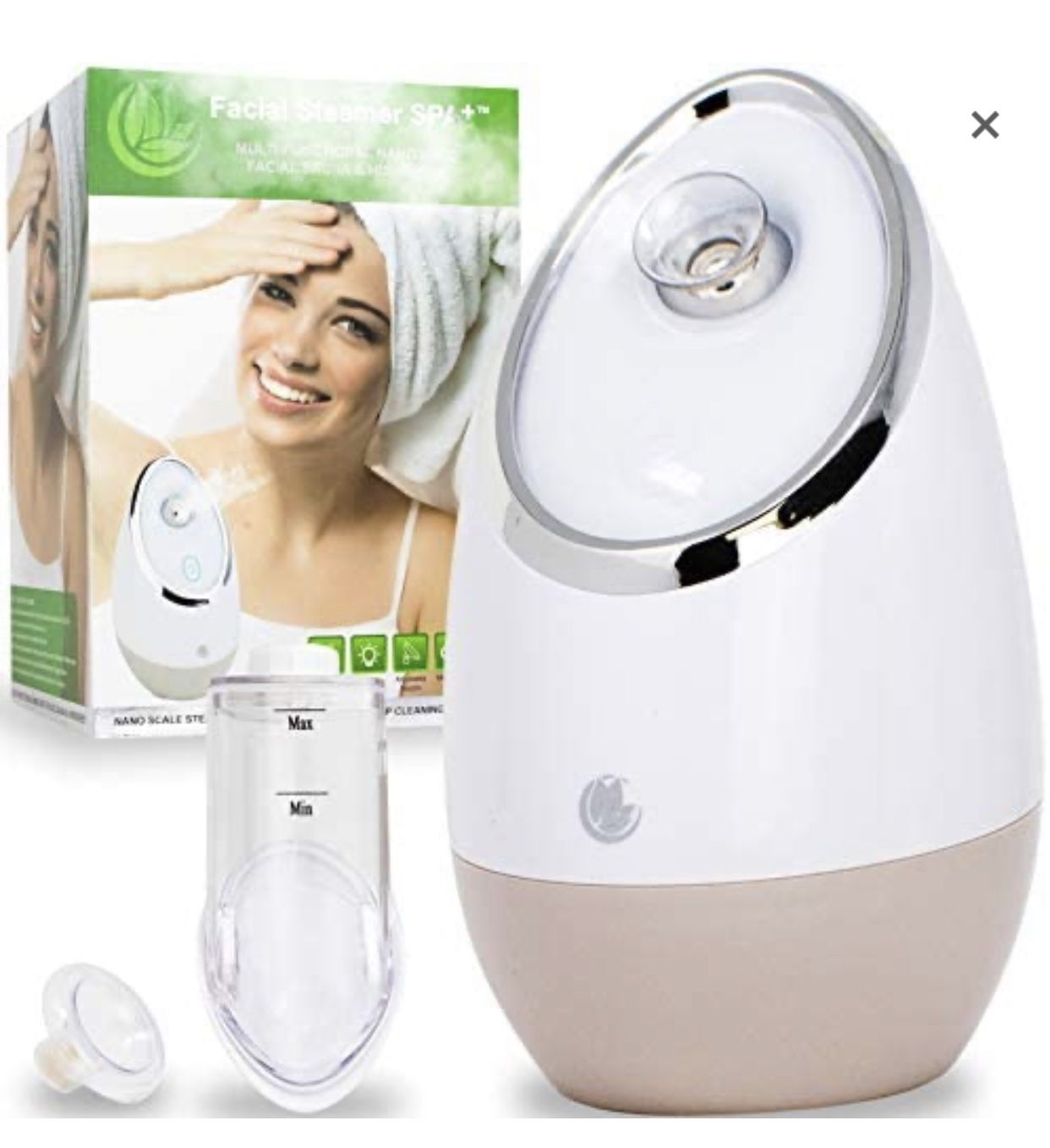 Facial Steamer SPA+ by Microderm GLO - Best Professional Nano Ionic Warm Mist