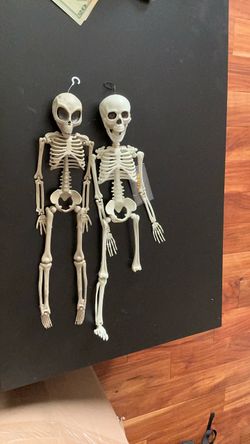 Halloween Skeleton Decorations Set of 2