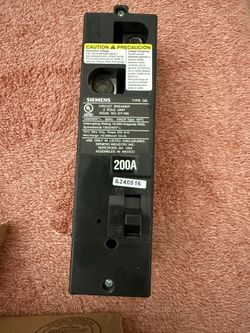 Siemens 200A QB Breaker