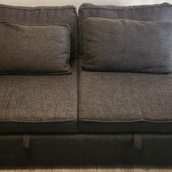 Pull Out Ottoman Couch With Adjustable Seat Backs And Cup holders