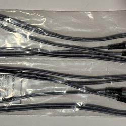 2 Grey USB C To Lightning Cables