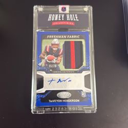 2025 Certified FOTL TreVeyon Henderson Blue SSP Freshman Fabric RPA /20 RC
