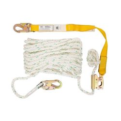 Werner 50 ft. Fall Protection Rope Lifeline with Lanyard