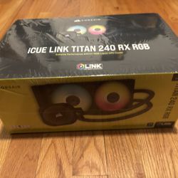 CORSAIR iCUE Link Titan 240 RX RGB Liquid CPU Cooler – 240mm
