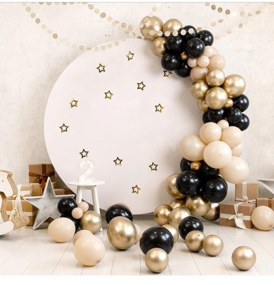 Balloon Arch Stand, 8ft Bendable Balloon Arch Kit Stand with Water Filled Base,White Backdrop Garland Kit for Wedding Birthday Baby Shower Gender Reve