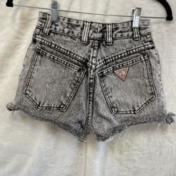 Vintage GUESS Georges Marciano High Waisted Denim Shorts 90s y2k 
