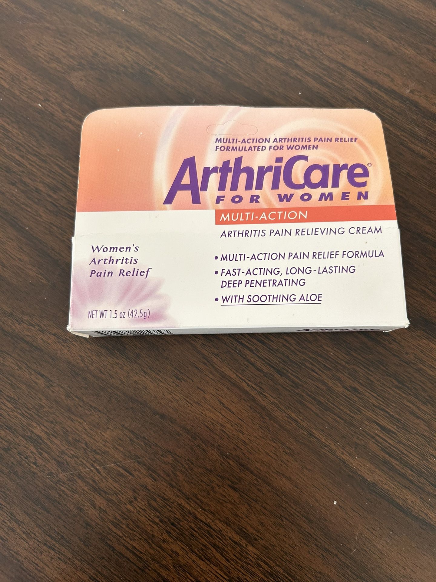 Arthricare For Women Arthritis Pain Relieving Cream 1.5 Ounce New Vtg