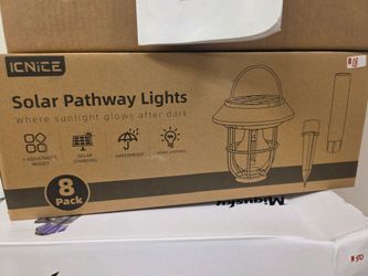 Solar Pathway Lights 8 pack