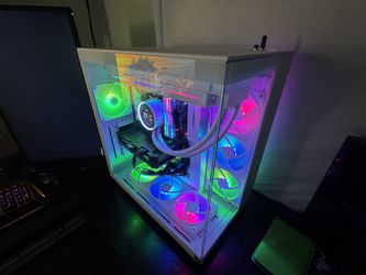 PERFECT CHRISTMAS GIFT (Gaming PC w/ Monitor - - 8GB - NZXT H9 Tempered Glass - MSI Mag A1250GL - NZXT Kraken
