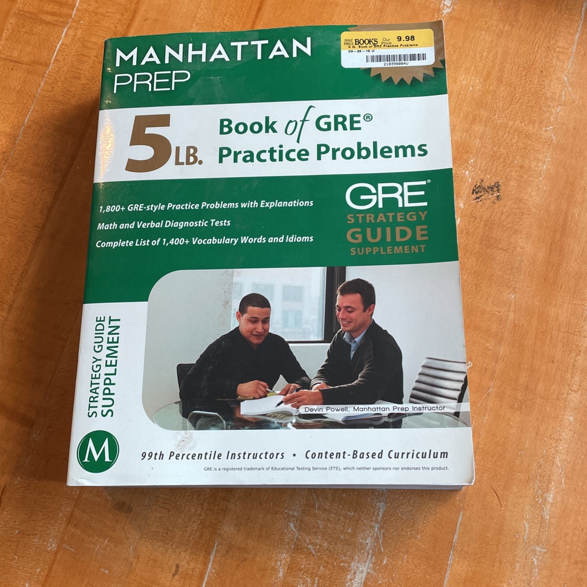 GRE Book Of Practice Problems