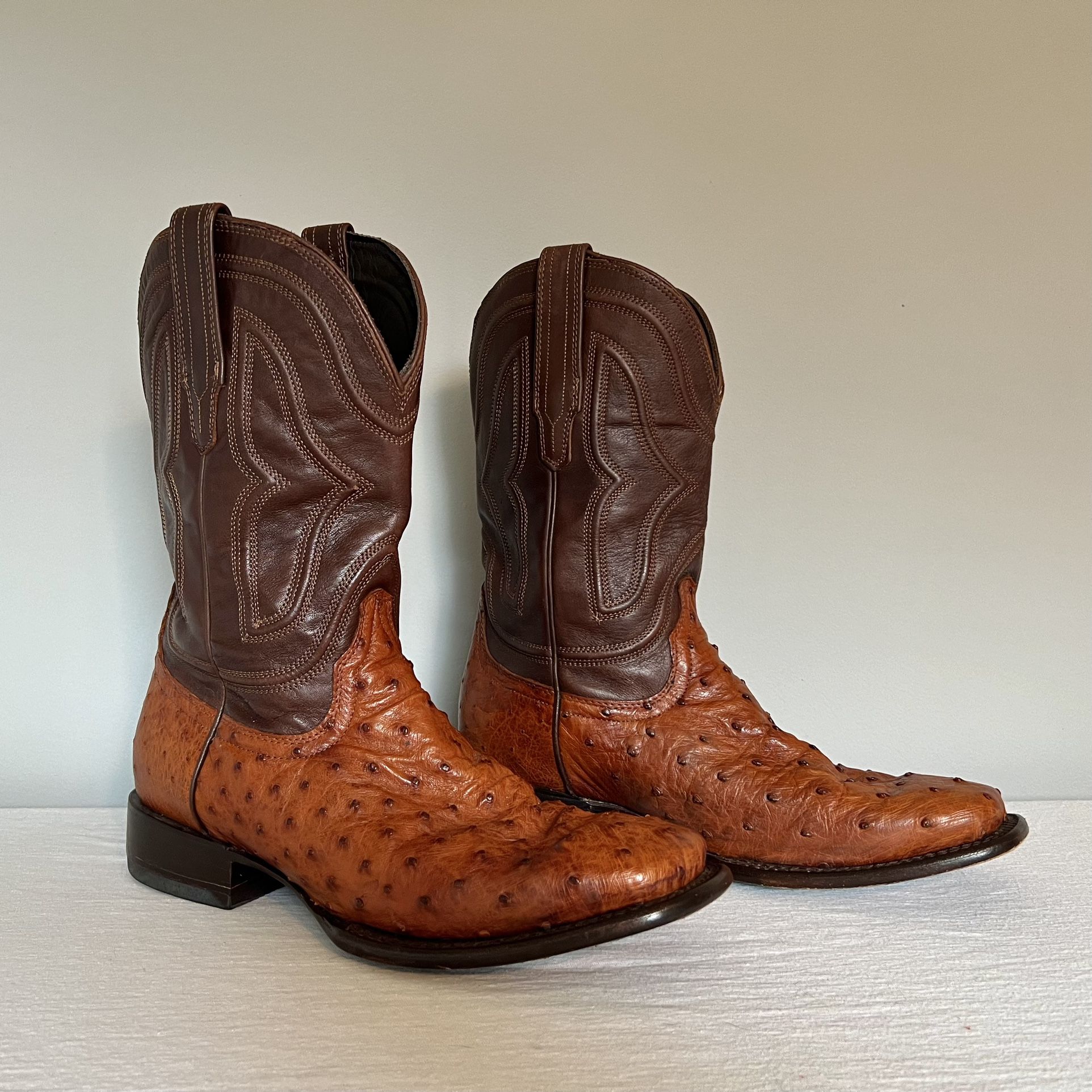 Tecovas Men’s Ostrich Cowboy Boots