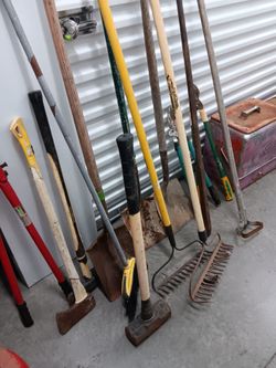 Mixed Lot of Garden and Yard Tools