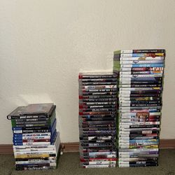 Lot of 85 Video Games – PS3, Xbox 360, Wii, PS4, Xbox One – $85 for All
