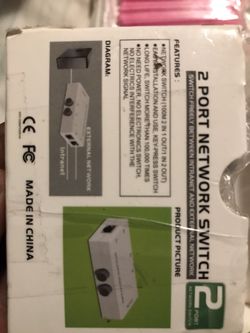 2 port network switch