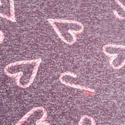 Small Victoria’s Secret Pink Cozy Jersey Sleep Shirt Top Pajama Candy Cane 