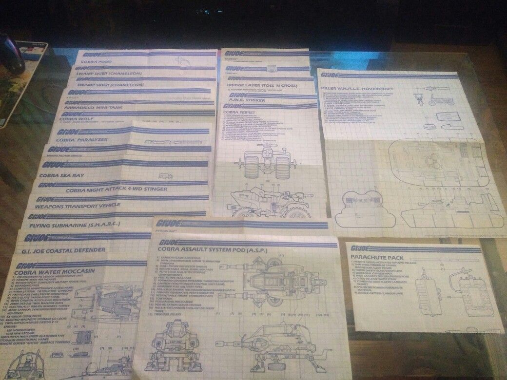 Gi Joe Blueprints