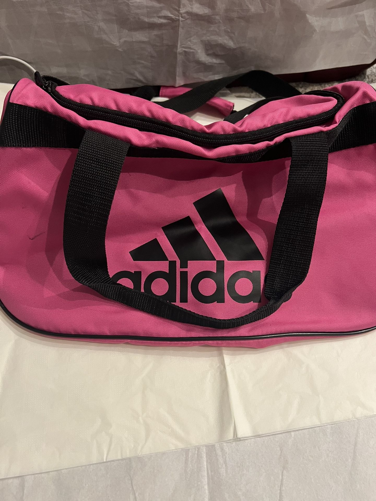 Pink Adidas duffle Bag