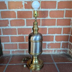 Vintage MCM Brass Lamp Antique