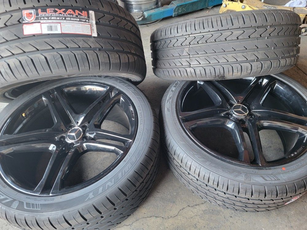ORIGINAL AMG 22" Staggerd MERCEDES BENZ GLE53 AMG COUPE 2018-2023 With New Tires