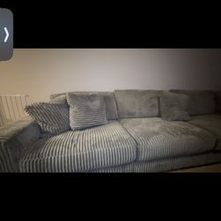 LARGE SECTIONAL SOFA  With SWIFFLE CHAIR TO MATCH 